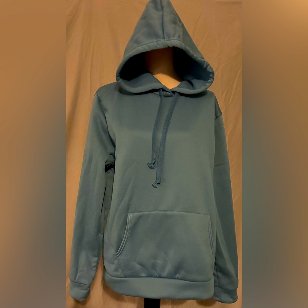 NWOT unlisted hoodie in blue/gray color with kangaroo pouch